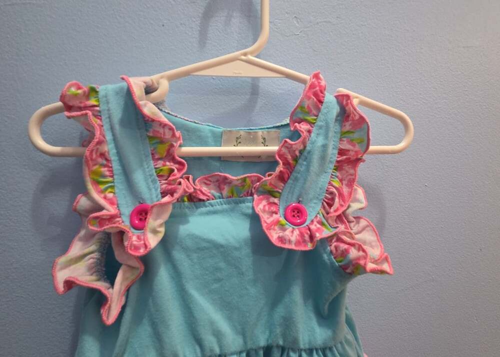 Floral Ruffle Bubble Romper - Picture 10 of 15